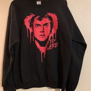 “Stay Weird” Evan Peters Sweatshirt
